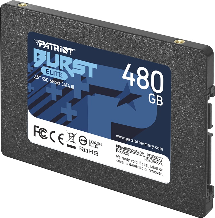 Фото Жесткий диск SSD PATRIOT Burst Elite PBE480GS25SSDR