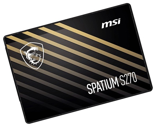 Фото Жесткий диск SSD MSI 240Gb SPATIUM S270 SATA III 2.5" R500Mb/s W450MB/s