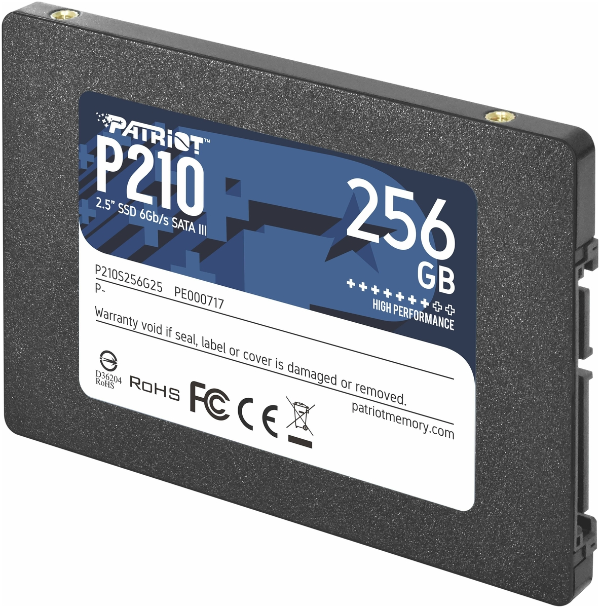 Фотография Жесткий диск SSD PATRIOT P210S256G25