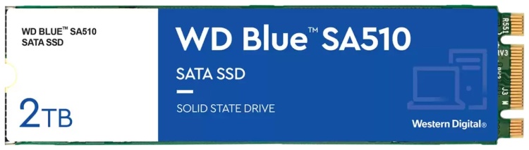 Жесткий диск SSD Western Digital Blue SA510 2000GB (WDS200T3B0B)