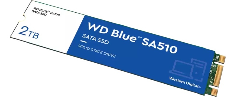 Фото Жесткий диск SSD Western Digital Blue SA510 2000GB (WDS200T3B0B)