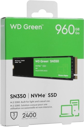 Картинка Жесткий диск SSD Western Digital WDS960G2G0C TLC