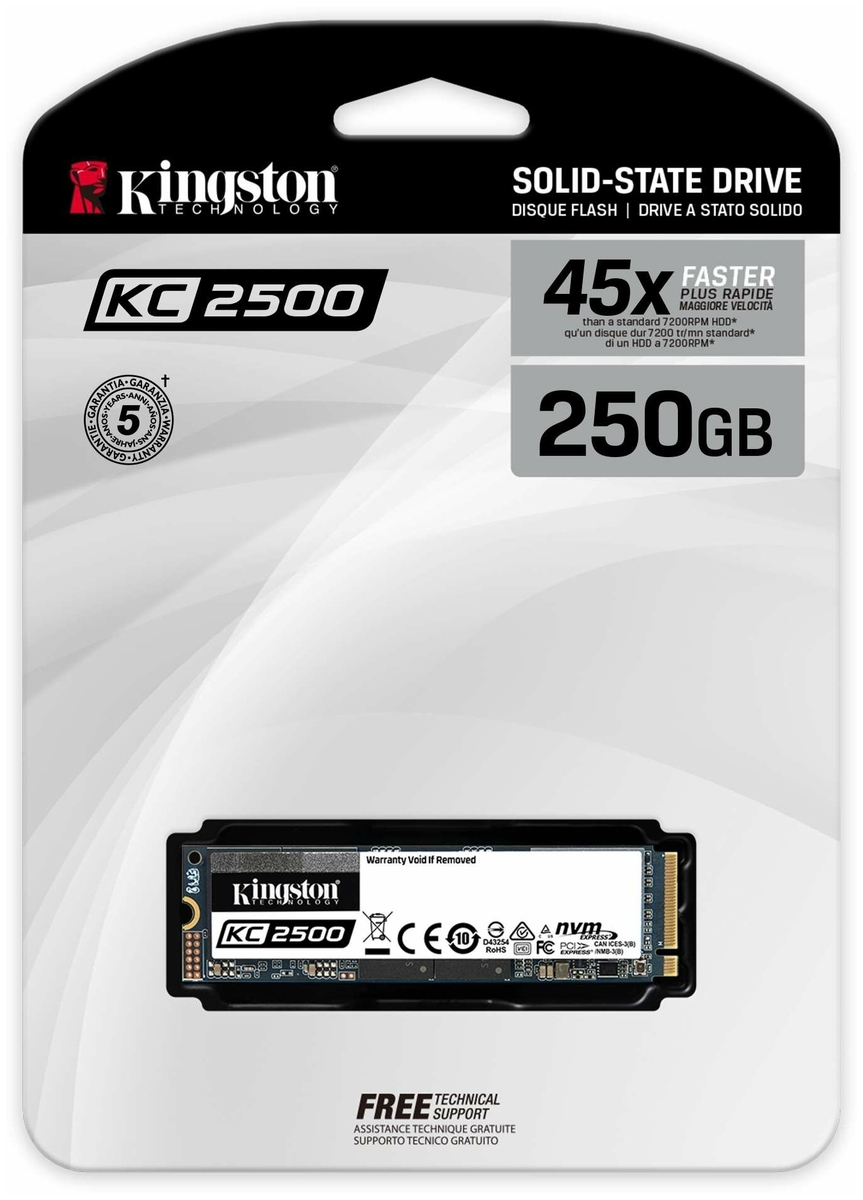 Фотография Жесткий диск SSD KINGSTON SKC2500M8/1000G M.2