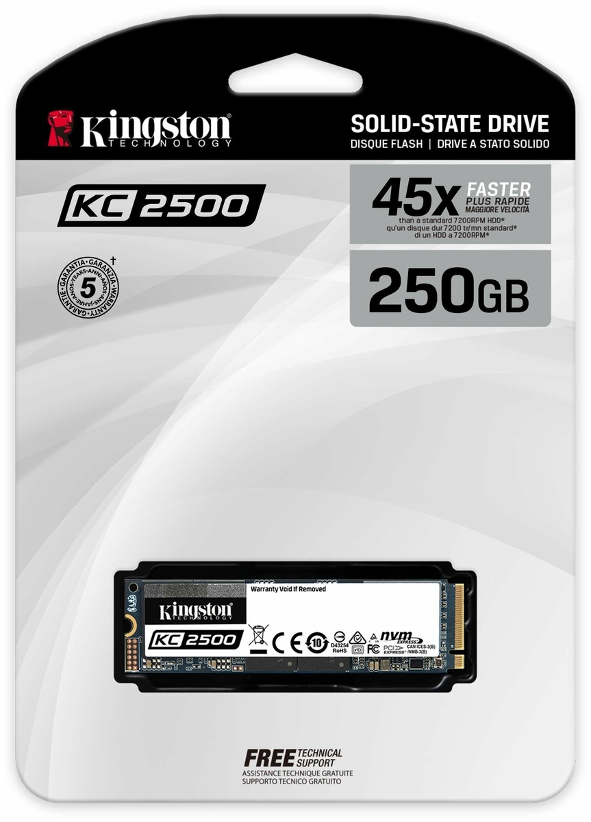 Фотография Жесткий диск SSD KINGSTON SKC2500M8/2000G M.2