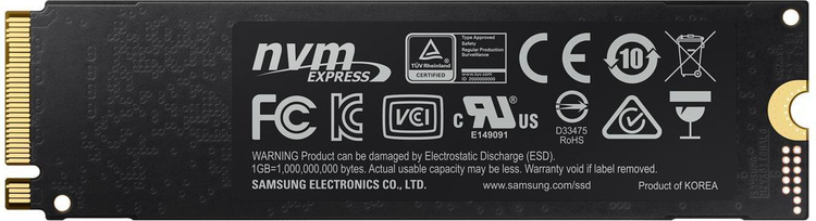 Фото Жесткий диск SSD SAMSUNG 970 EVO Plus MZ-V7S500BW