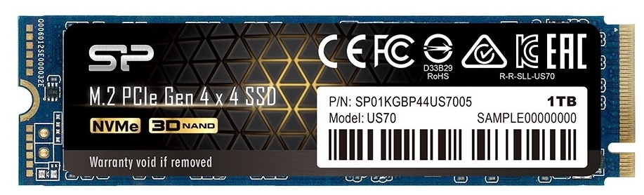 Фото Жесткий диск SSD SILICON POWER US70 SP01KGBP44US7005