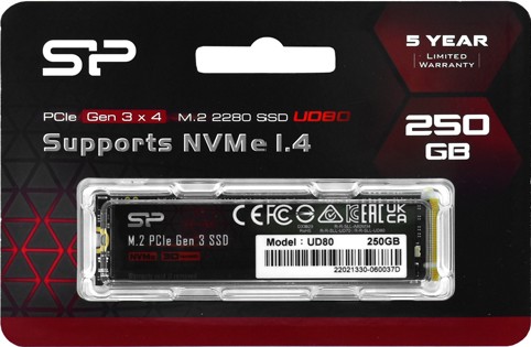 Фото Жесткий диск SSD SILICON POWER UD80 SP250GBP34UD8005