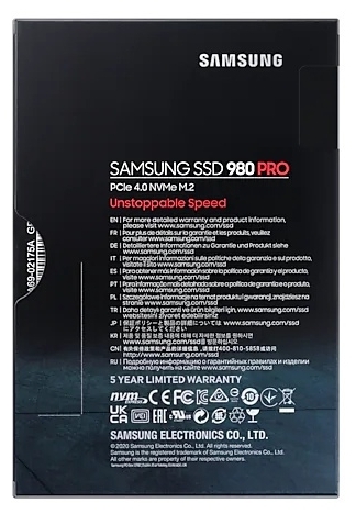 Купить Жесткий диск SSD SAMSUNG 980 PRO M.2 2000 GB MZ-V8P2T0BW