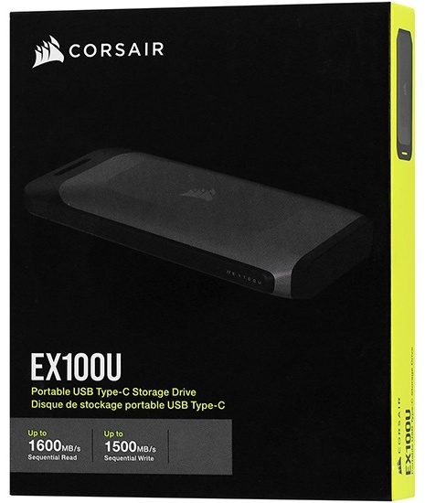 Фотография Жесткий диск SSD CORSAIR Portable CSSD-EX100U1TB Type-C