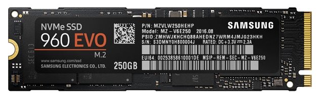 Жесткий диск SSD SAMSUNG 960 EVO MZ-V6E250BW