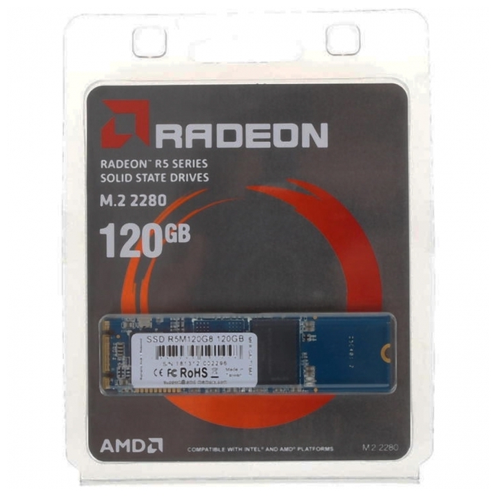 Фотография Жесткий диск SSD AMD RADEON R5 R5M120G8