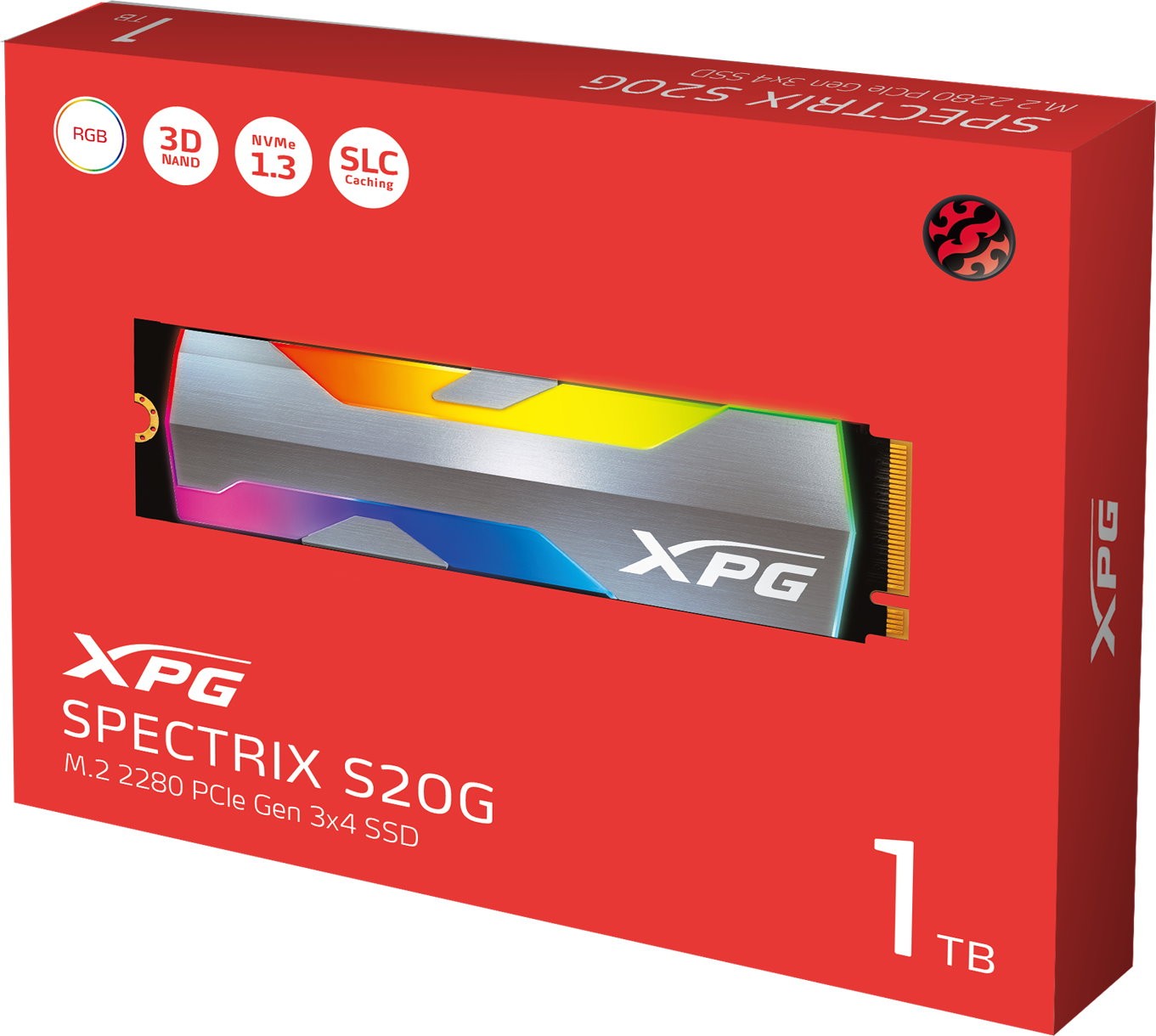 Картинка Жесткий диск SSD ADATA XPG SPECTRIX S20G ASPECTRIXS20G-500G-C