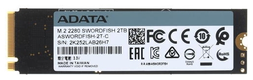 Фото Жесткий диск SSD ADATA SWORDFISH ASWORDFISH-2T-C