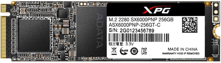 Фото Жесткий диск SSD ADATA XPG ASX6000PNP-256GT-C M2