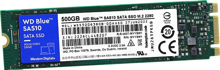 Фото Жесткий диск SSD Western Digital Blue WDS500G3B0B