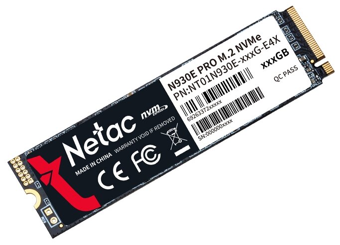 Фотография Жесткий диск SSD NETAC NT01N930E-256G-E4X