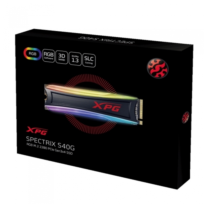 Фото Жесткий диск SSD ADATA XPG AS40G-512GT-C RGB M2