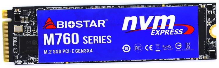 Фото Жесткий диск SSD Biostar M760-512GB PCIe 3.0 x4 NVMe