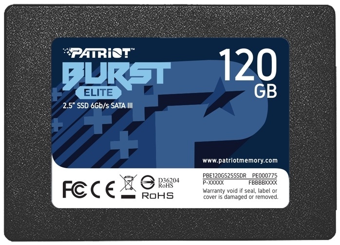 Жесткий диск SSD PATRIOT PBE120GS25SSDR