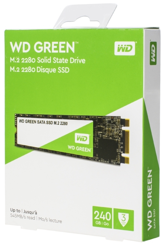 Картинка Жесткий диск SSD Western Digital Green WDS240G2G0B