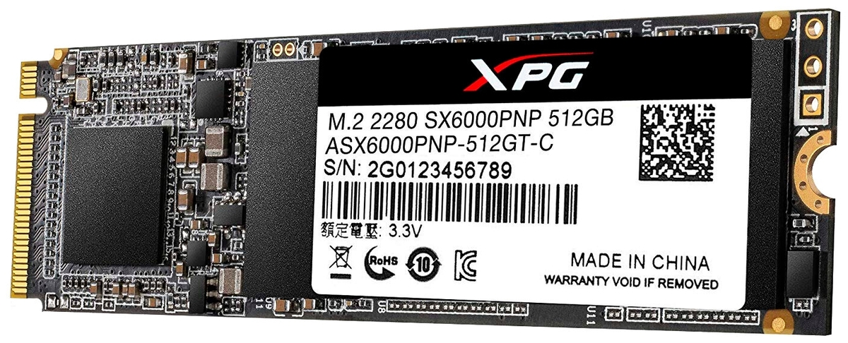 Фото Жесткий диск SSD ADATA XPG ASX6000PNP-512GT-C M2