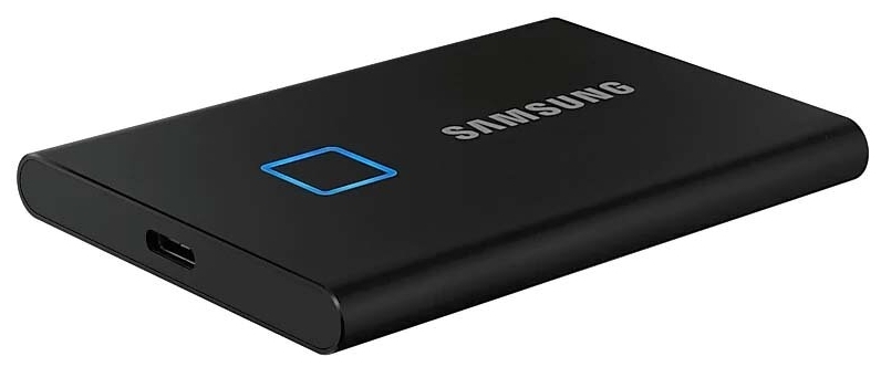 Картинка Жесткий диск SSD SAMSUNG T7 Touch 500Gb Black (MU-PC500K/WW)