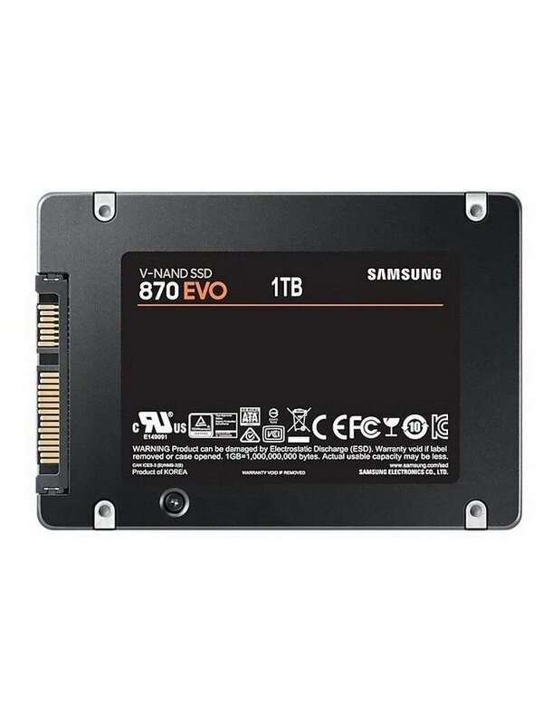 Жесткий диск SSD SAMSUNG 870 EVO SATA III MZ-77E1T0BW заказать