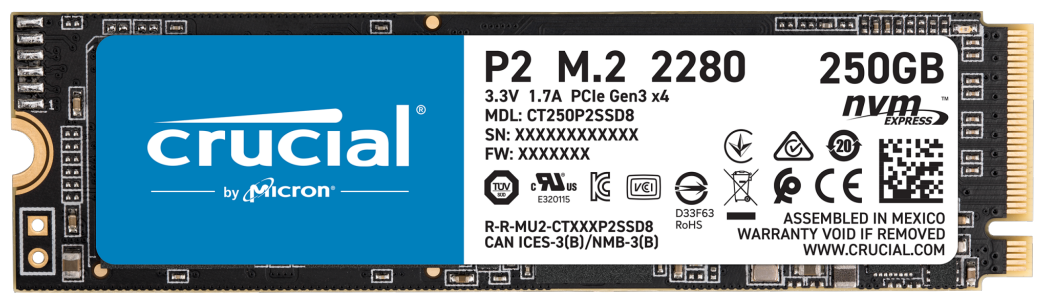 Фото Жесткий диск SSD Crucial CT250P2SSD8