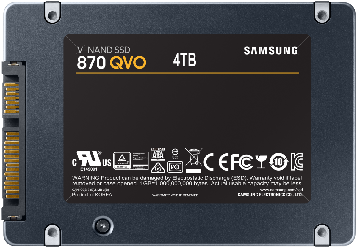 Цена Жесткий диск SSD SAMSUNG 870 QVO MZ-77Q4T0BW