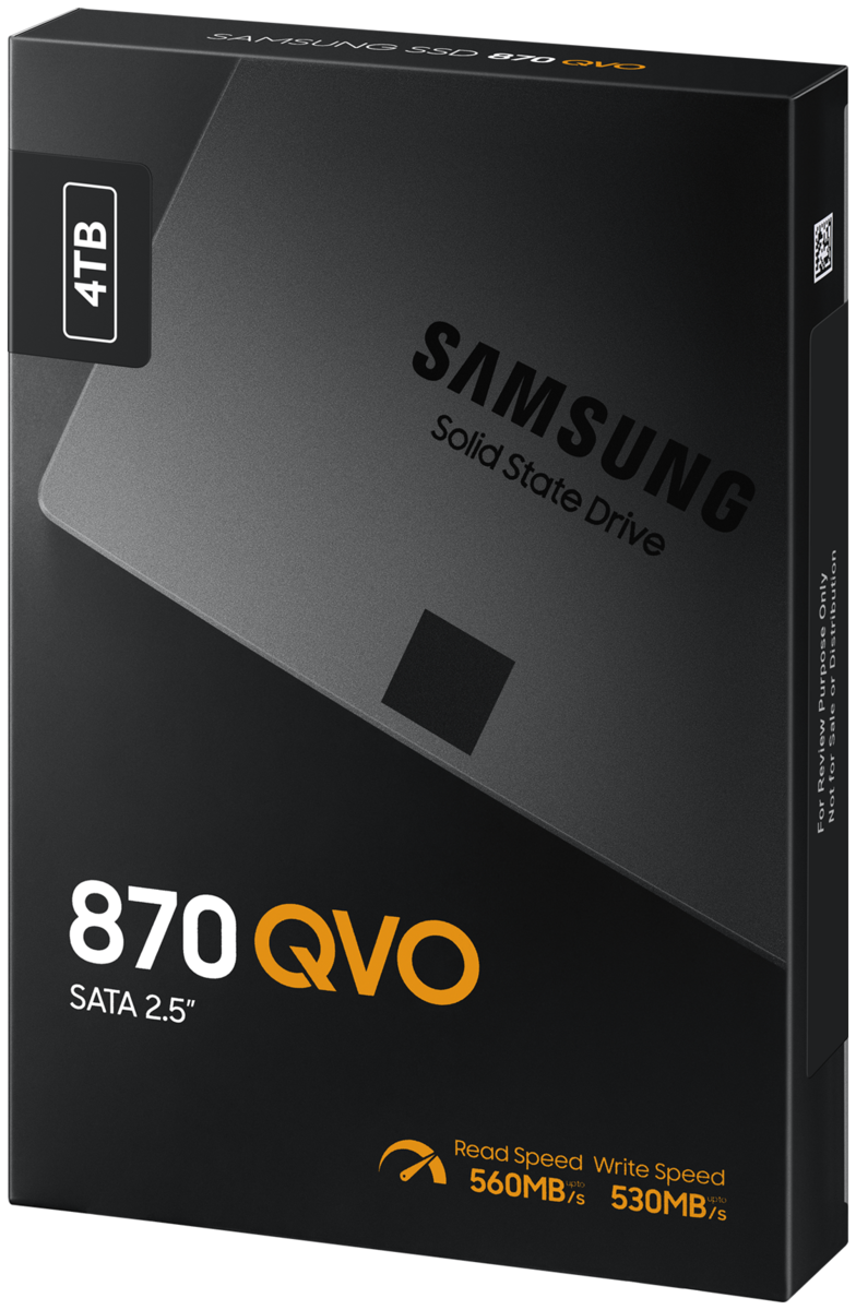 Купить Жесткий диск SSD SAMSUNG 870 QVO MZ-77Q4T0BW