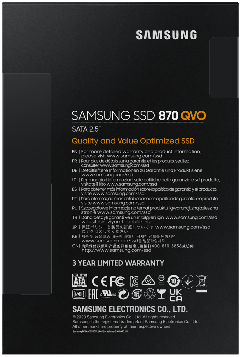 Жесткий диск SSD SAMSUNG 870 QVO MZ-77Q4T0BW Казахстан
