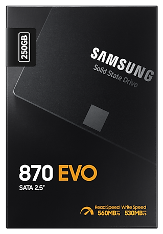 Купить Жесткий диск SSD SAMSUNG 870 EVO 250GB 2,5 MZ-77E250BW