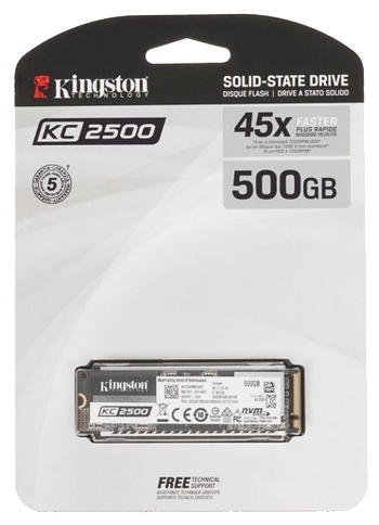 Фотография Жесткий диск SSD KINGSTON SKC2500M8/500G M.2