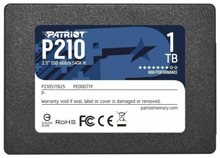 Жесткий диск SSD PATRIOT P210S1TB25