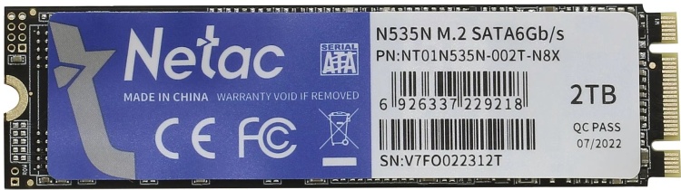 Жесткий диск SSD NETAC NT01N535N-002T-N8X