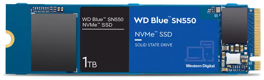 Фото Жесткий диск SSD Western Digital Blue SN550 WDS100T2B0C