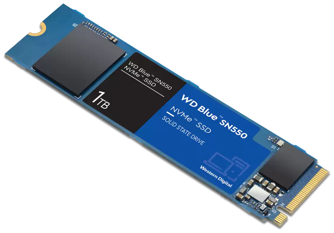 Фотография Жесткий диск SSD Western Digital Blue SN550 WDS100T2B0C