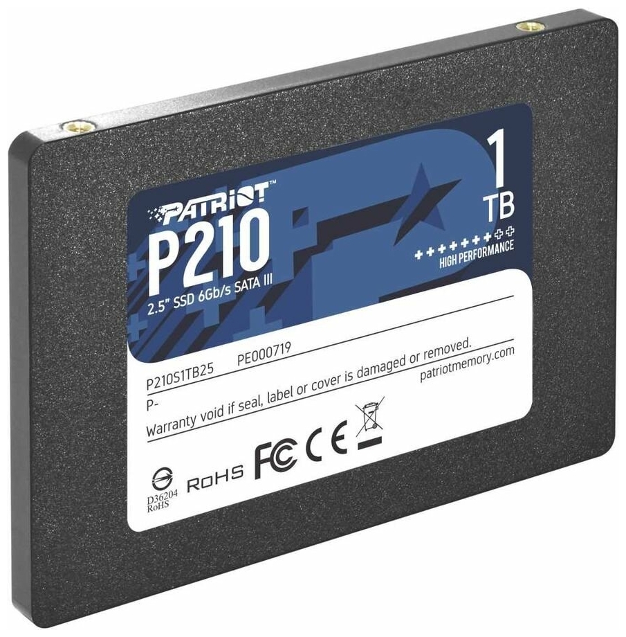 Фотография Жесткий диск SSD PATRIOT P210S1TB25