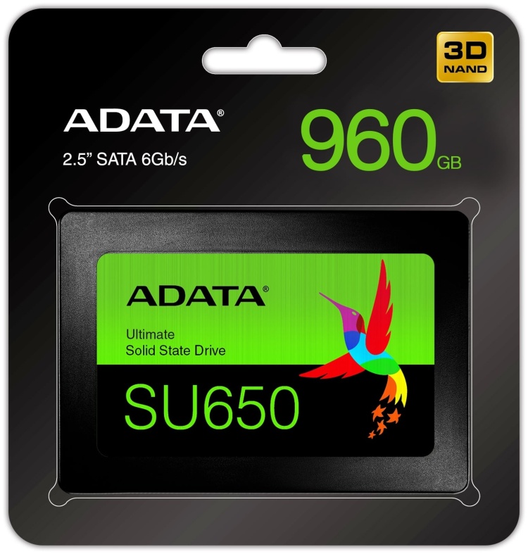 Фотография Жесткий диск SSD ADATA Ultimate SU650 ASU650SS-960GT-R