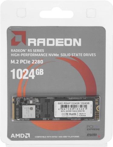 Фотография Жесткий диск SSD AMD Radeon R5 R5MP1024G8
