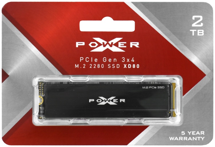 Фото Жесткий диск SSD SILICON POWER XD80 SP002TBP34XD8005