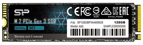 Жесткий диск SSD SILICON POWER A60 SP128GbP34A60M28 PCIe