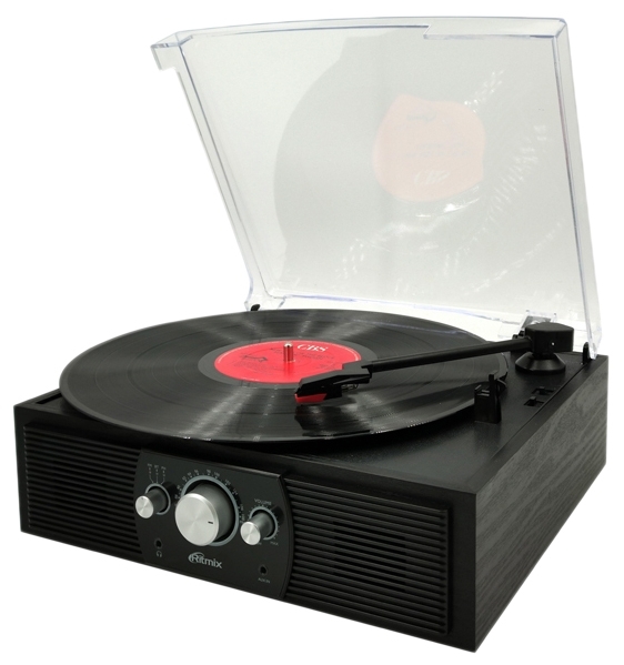 Проигрыватель виниловый RITMIX LP-200B Black