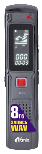 Диктофон RITMIX RR-110 4Gb Metal