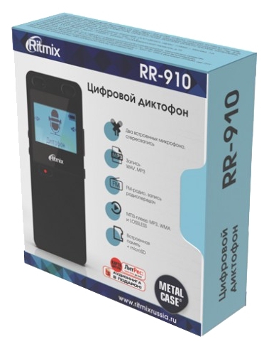 Купить Диктофон RITMIX RR-910 8GB