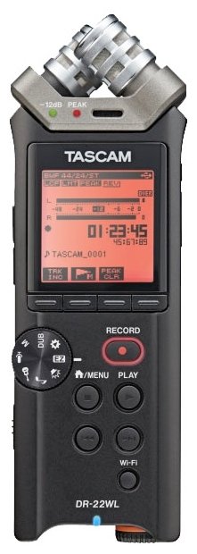 Портативный рекордер TASCAM DR-22WL Black