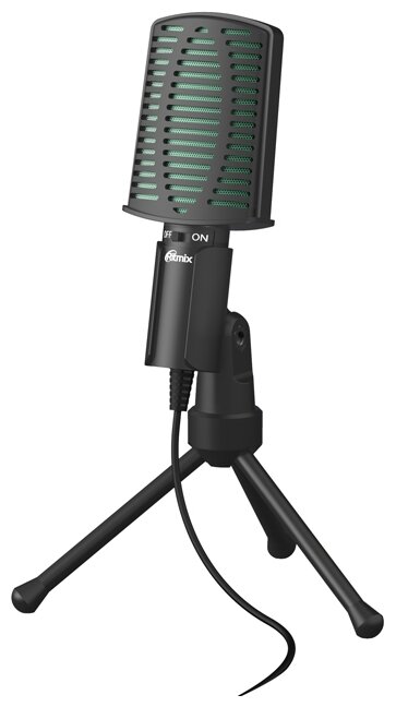 картинка Микрофон RITMIX RDM-126 Black-Green от магазина 1.kz