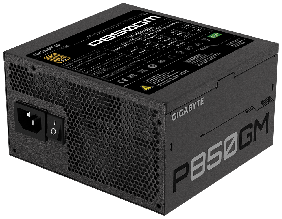 Картинка Блок питания GIGABYTE P850GM 850W 80plus Gold Modular [GP-P850GM]