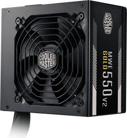 Блок питания CoolerMaster MWE GOLD 550 V2 500-750W (MPE-5501-ACAAG-EU)