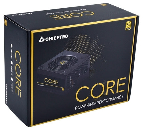 Картинка Блок питания ATX Chieftec CORE BBS-600S 600W 80plus Gold